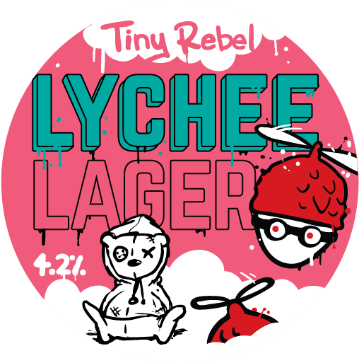 Lychee Lager - Lager - Tiny Rebel Dirty Stop Out (515x514), Png Download