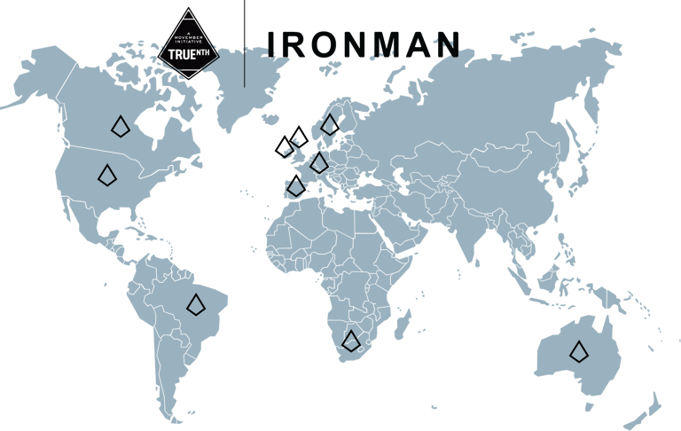Ironman's Approach - World Map Grayscale Free (768x486), Png Download