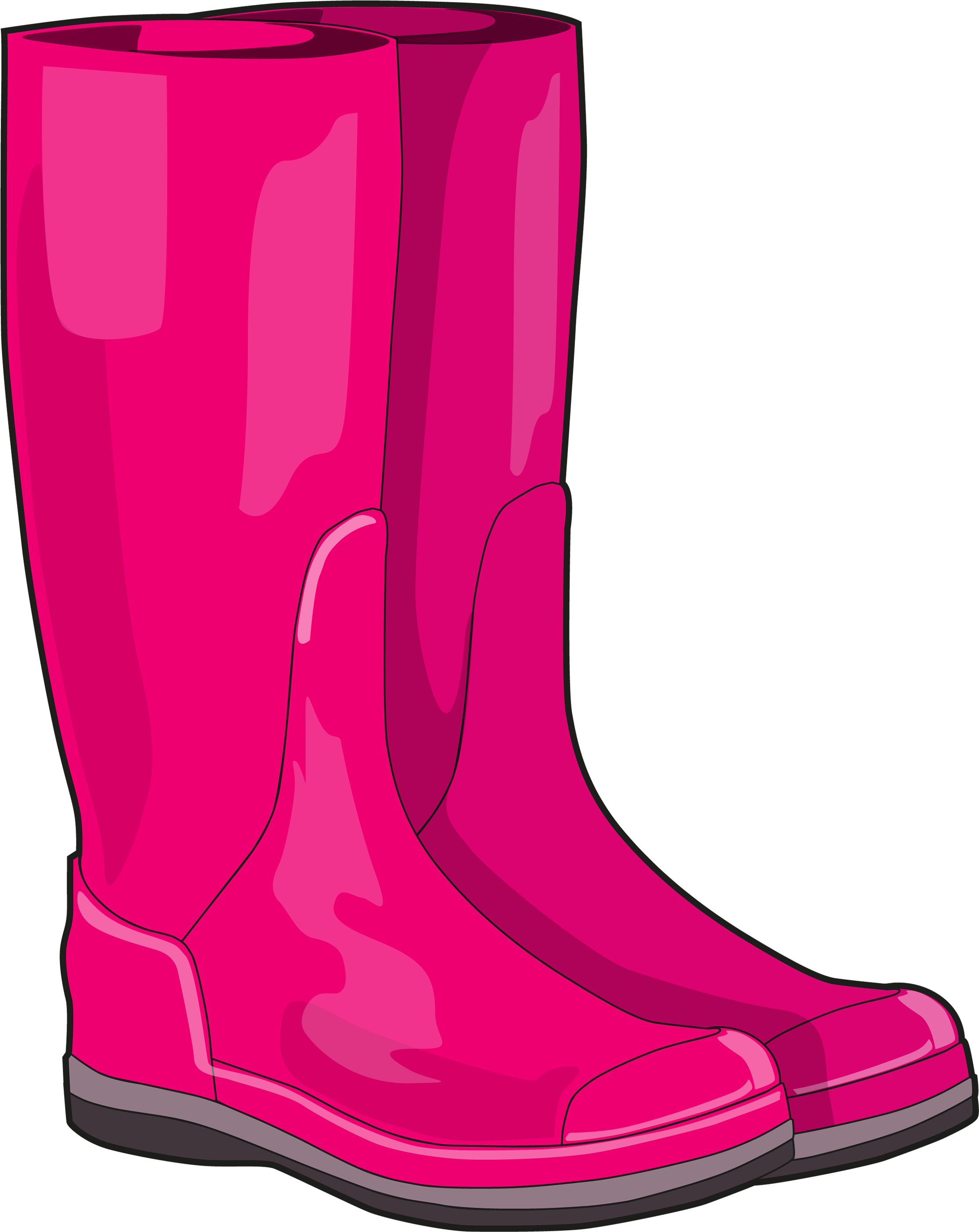 Dibujo Botas De Agua (2480x3508), Png Download