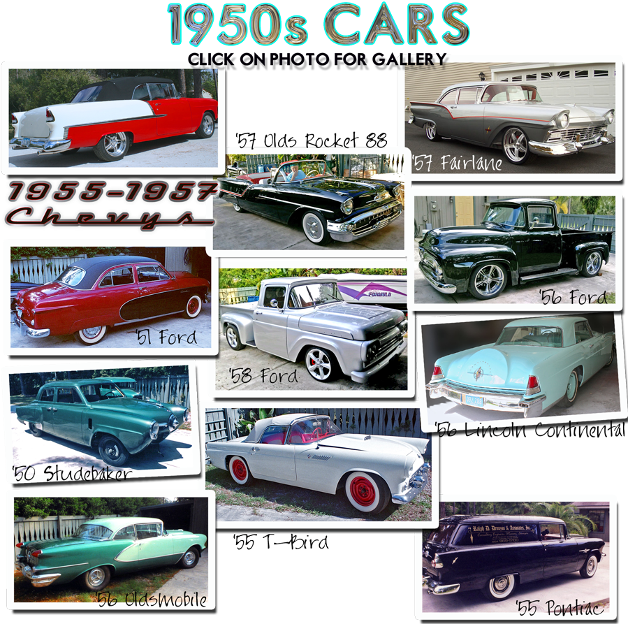 50's Cars - Cars Of The 1950s (900x900), Png Download