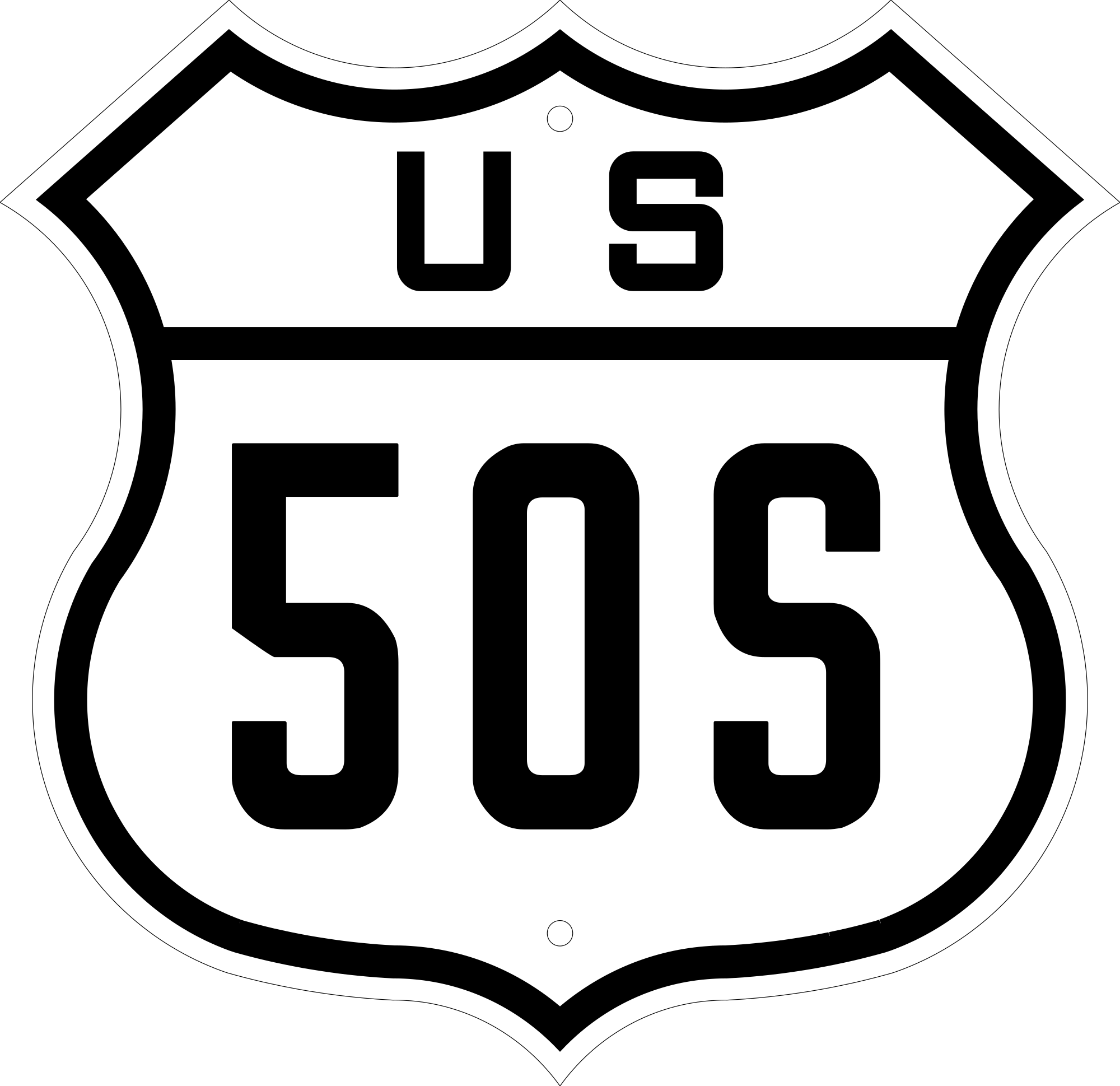 Open - Route 66 Street Sign (2000x1939), Png Download