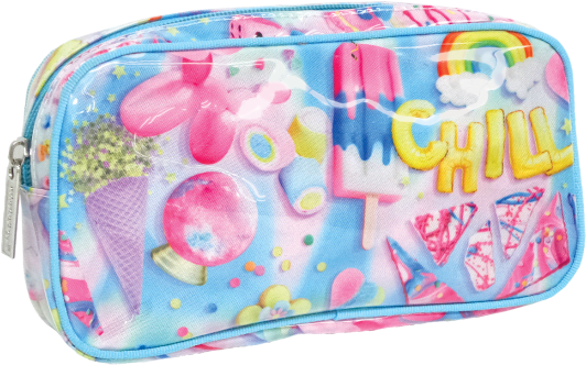 Chill Small Cosmetic Bag - Toiletry Bag (550x550), Png Download