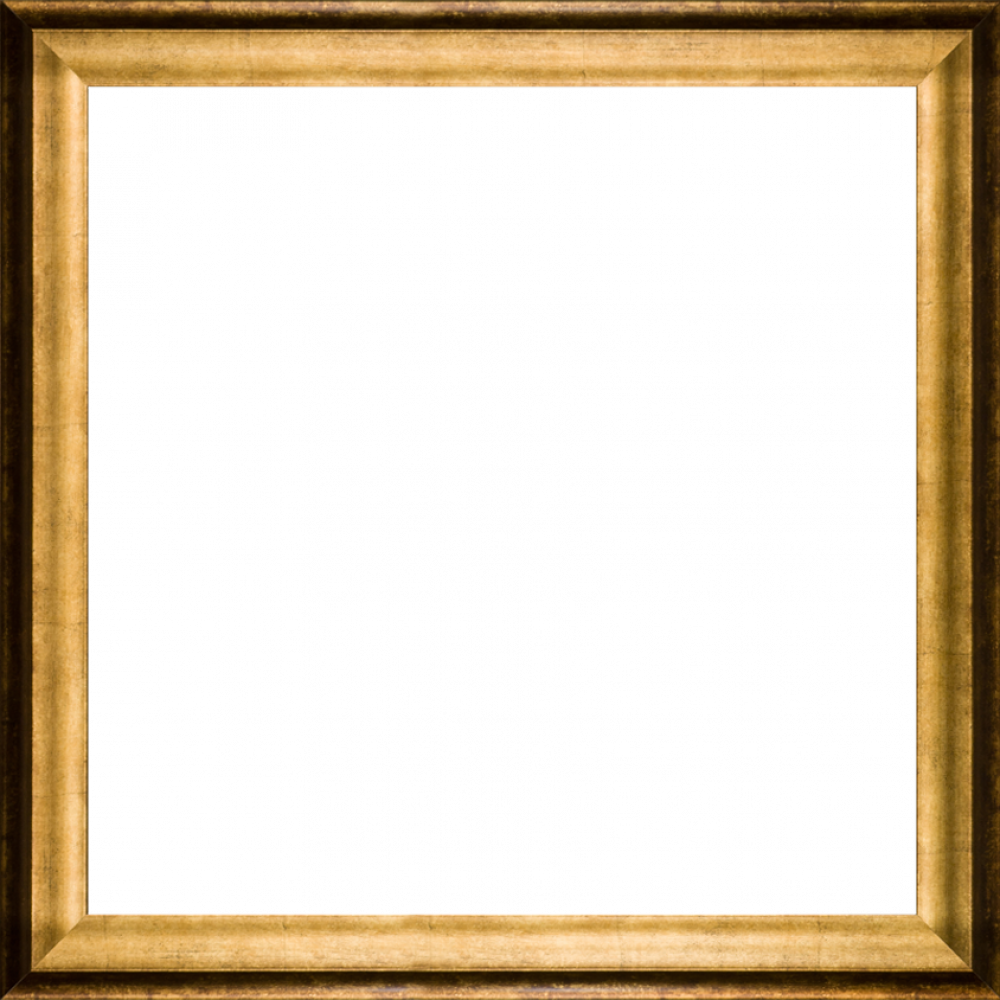 Athenian Gold Frame - Wood Picture Frame Clip Art (1000x1000), Png Download
