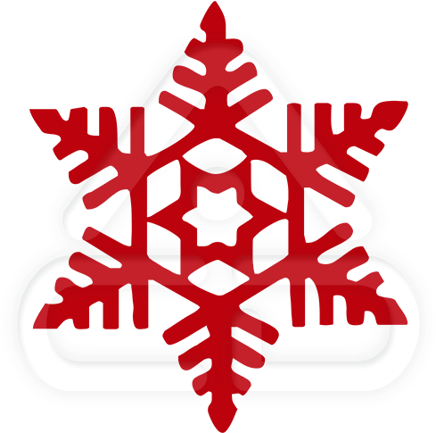 Flocos De Neve - Let It Snow Vintage (500x500), Png Download