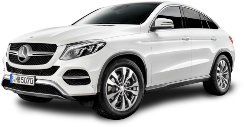 Mercedes Benz Logo White Png - Mercedes Benz Gle 350 (500x275), Png Download
