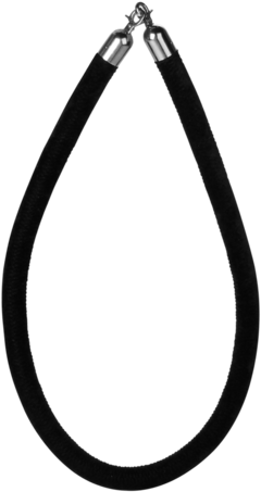 Black Velvet Rope 6ft - Beistle Red Rope Stanchion Set (480x480), Png Download
