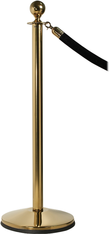 Rope, Polished Brass With Black Belt - Crowd (407x800), Png Download