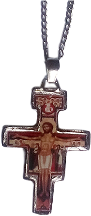 Haga Click Para Agrandar - San Damiano Cross (263x482), Png Download