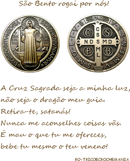 Dia De São Bento - Oración De La Medalla De San Benito (427x602), Png Download