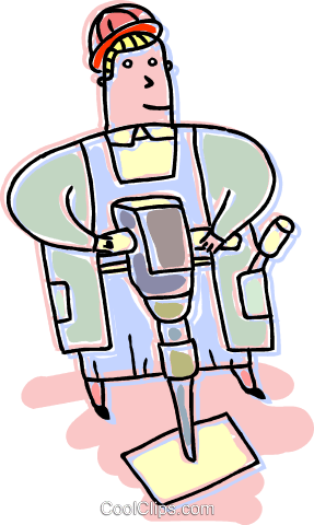 Trabajador De La Construcción Con Un Martillo Del Gato (287x480), Png Download