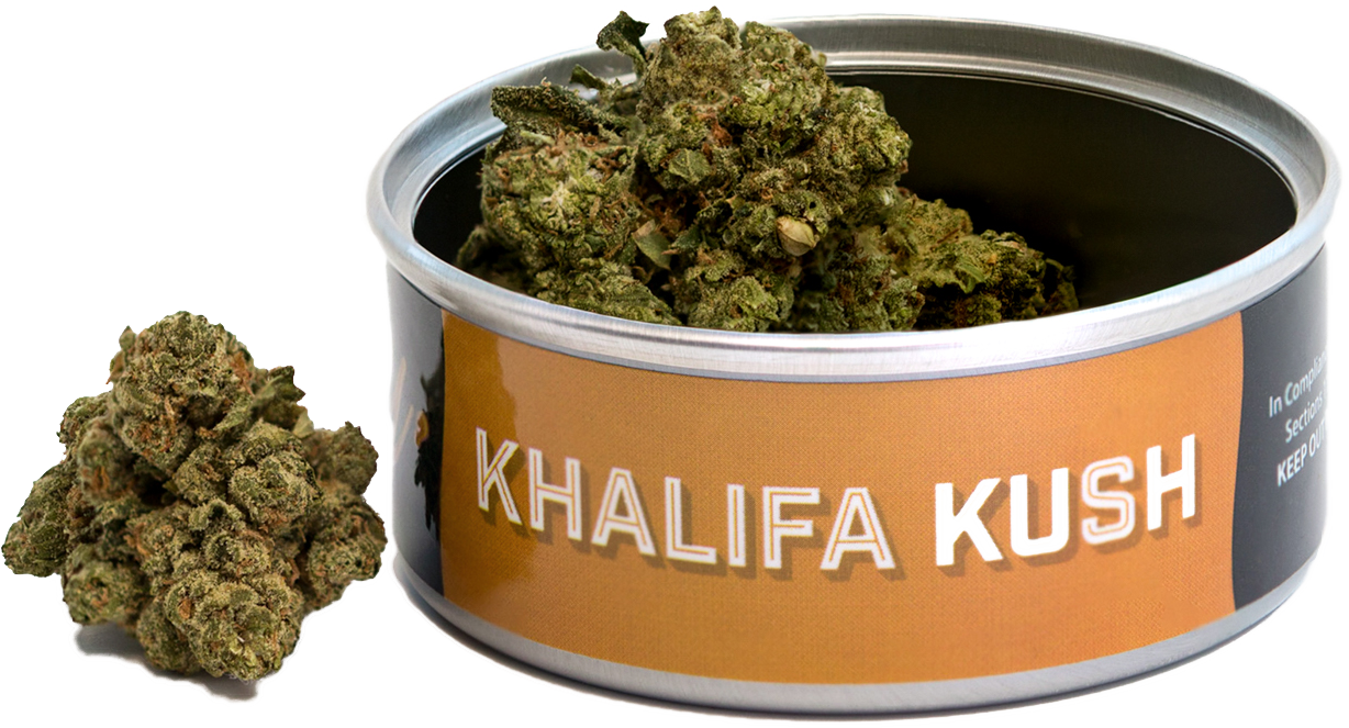 Khalifa Kush Can Sticky Icky Khalifa Kush Free Transparent PNG