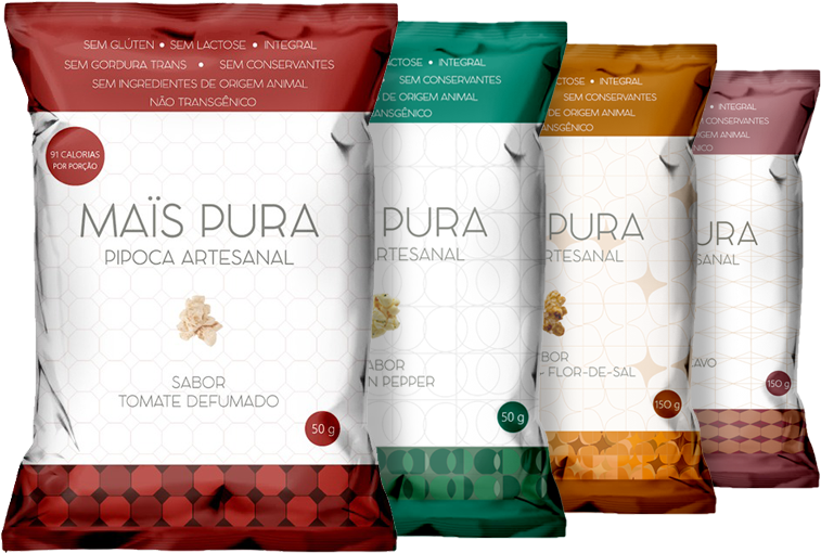 Mais Pura Pipocas 6 - Pipoca Artesanal Mais Pura (765x567), Png Download