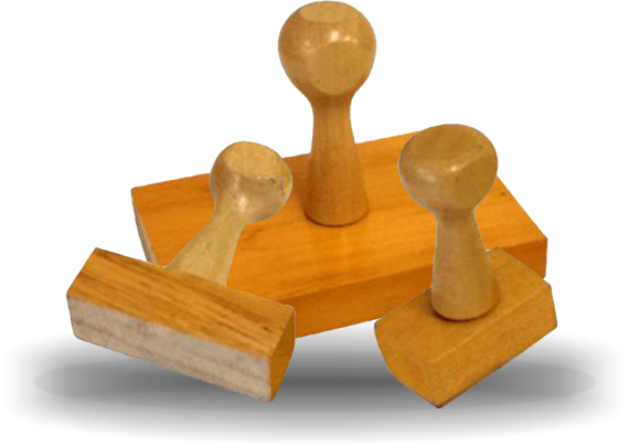 Carimbos Madeira (570x404), Png Download