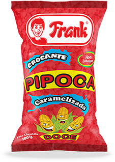 Pipoca Doce Frank Point Do Biscoito - Pipoca Franklin (381x392), Png Download