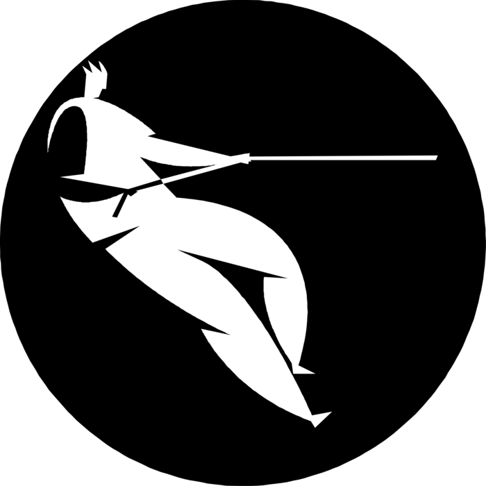 Vector Illustration Of Mountain Climber Climbs With - Web Design (700x700), Png Download