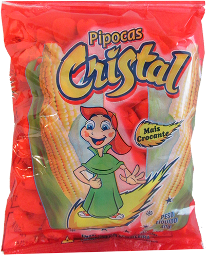 Voltar - Pipoca Cristal (400x600), Png Download