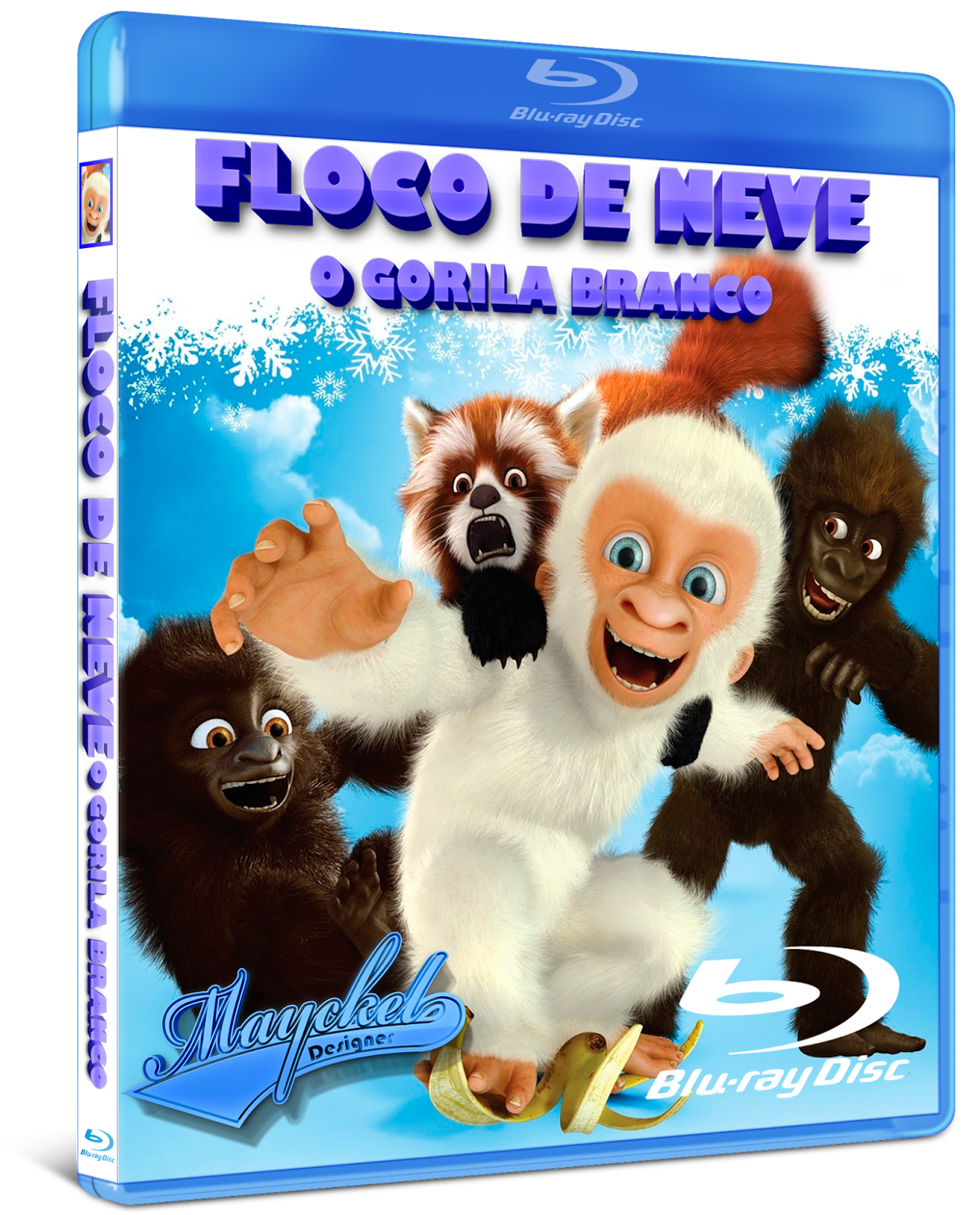 O Gorila Branco Floco De Neve [2011] - Snowflake Blu-ray | Buy Blu-ray Online (1226x1600), Png Download