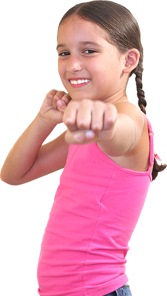 Kids Martial Arts - Girl (343x607), Png Download