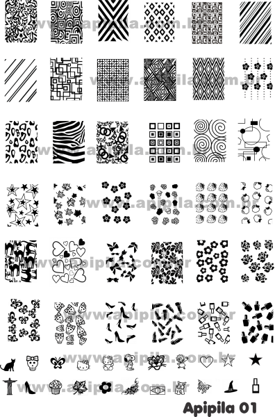 Placa Para Carimbo - Placa Para Carimbo De Unha A01 (396x600), Png Download