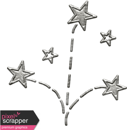 Metal Fireworks Doodle - Clarke & Clarke (456x456), Png Download