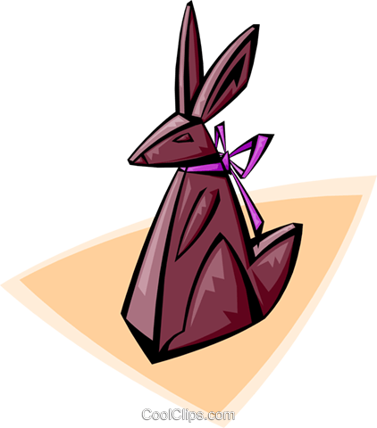 Chocolate Easter Bunny - Easter (422x480), Png Download