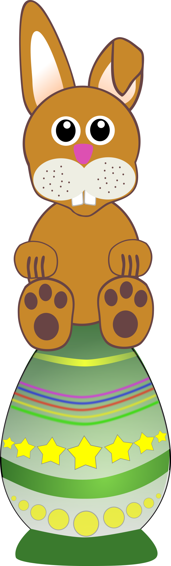 Baby Bunnies, Easter Bunny, Easter Eggs, Easter Clip - Tumblr (728x2400), Png Download