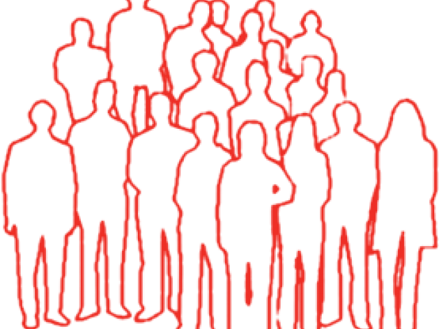 People Outline - Outline Of People Png (640x480), Png Download