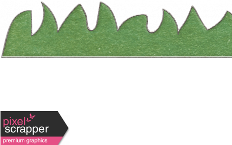 Picnic Day - Grass Doodle - Digital Scrapbooking (456x456), Png Download