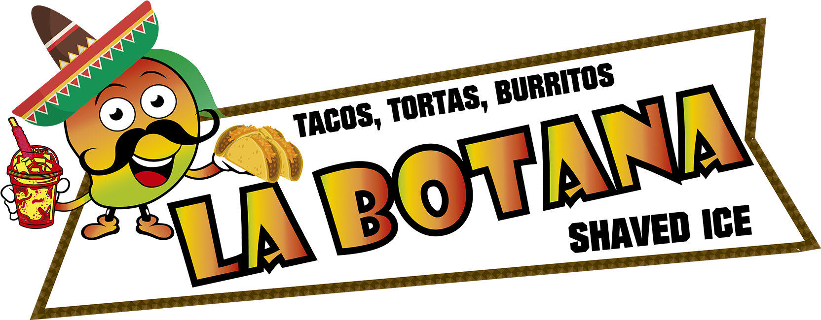 Burritas Y Jugos Logos (1920x708), Png Download