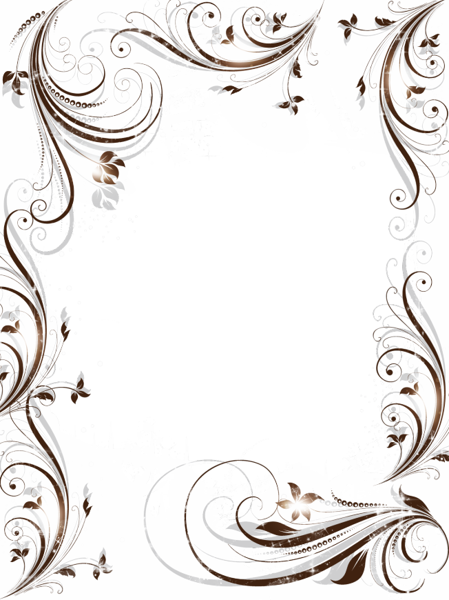 Fondos Para Invitacion, Tarjetas Para Imprimir, Hojas, - Marcos Para Invitaciones Png (652x870), Png Download