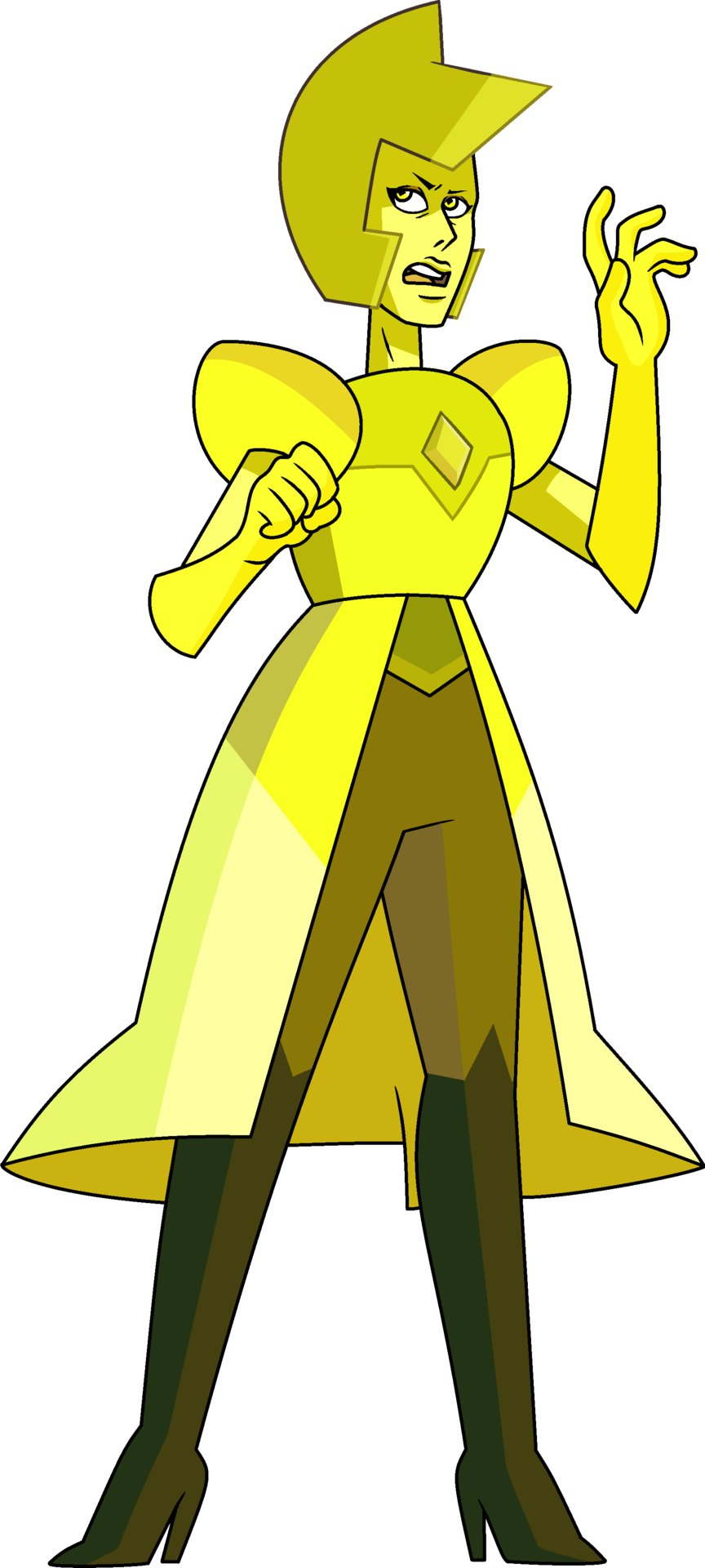 Citrine - Yellow Diamond Su Gem (864x1920), Png Download