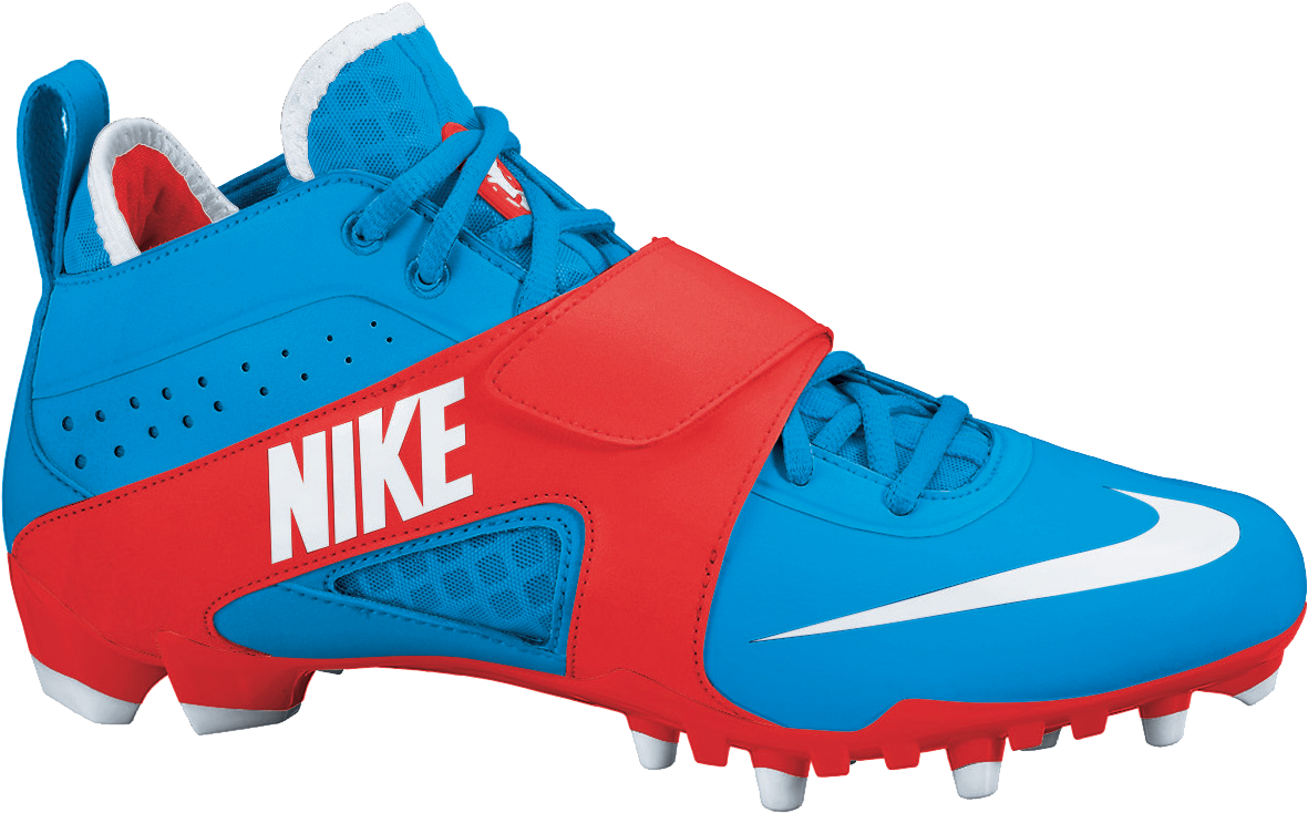 Nike Lacrosse Huarache 3 Lax Le Cleat Blue Red 469730 - Nike Men's Huarache 3 Lax (1475x1033), Png Download