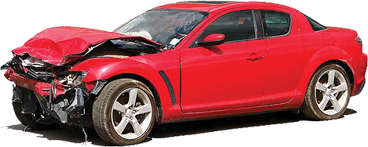 Missing Title Or Reg - Wrecked Car (940x430), Png Download