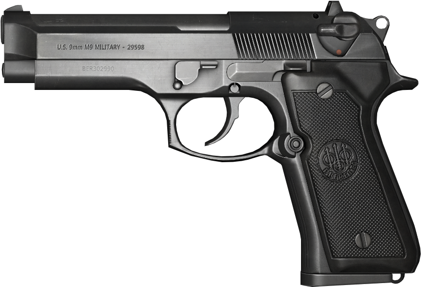 Berretta M9 Sideview - Cz Shadow Dual Tone (870x604), Png Download