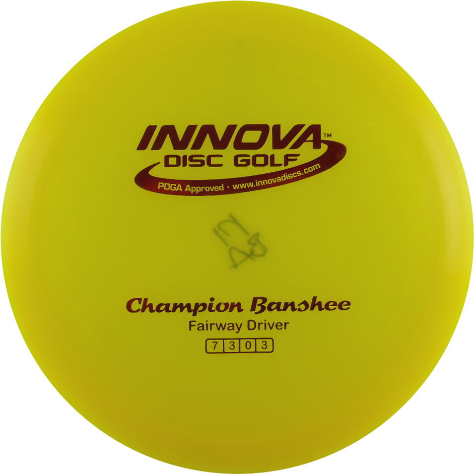 Innova Champion Banshee Fairway Driver Golf Disc - Champion Driver Valkyrie Yellow (1000x1000), Png Download