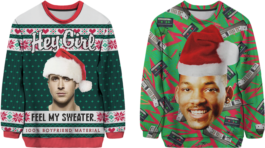 The 12 Best Ugly Christmas Sweaters Money Can Buy - Ugly Christmas Sweater Transparent (1000x613), Png Download