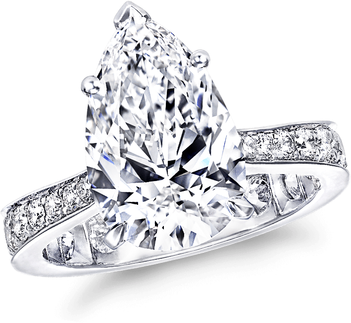 Diamond - Engagement Ring (2000x2000), Png Download
