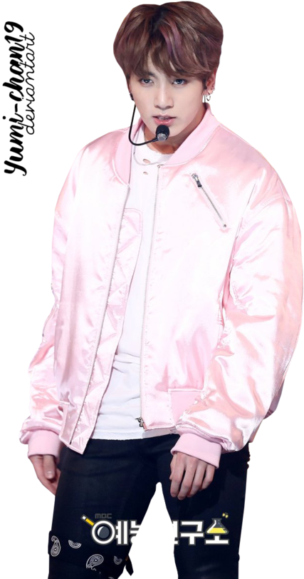Png Bts And Png Jungkook Image - Jungkook Png Pink (500x827), Png Download