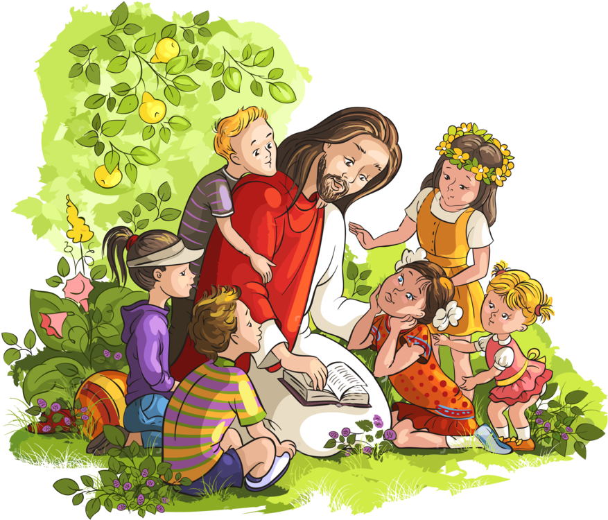 Jesus Vector104 By Minayoussefsaleb On Deviantart - Bedtime Stories For God's Little Ones (917x871), Png Download
