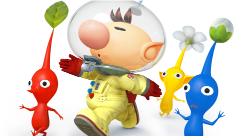 Olimar - Olimar Super Smash Bros Wii U (484x270), Png Download