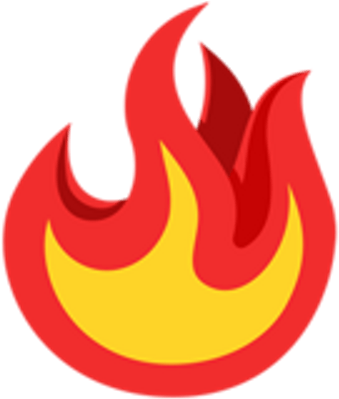 Fire Emoji Png (400x400), Png Download