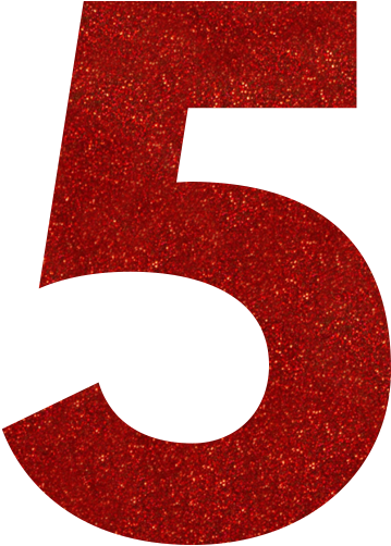 Superhero Red - Number (450x545), Png Download