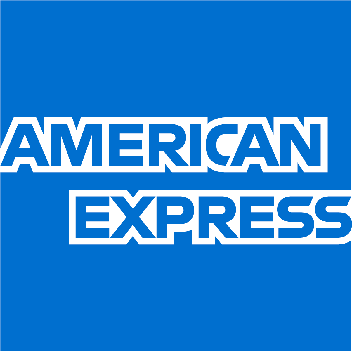 Axp Blueboxlogo Extralargescale Rgb Digital - American Express (1600x1600), Png Download