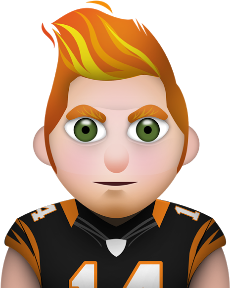 To See An Assortment Of The Other Emojis, Check Out - Emojis With Red Hair (608x608), Png Download