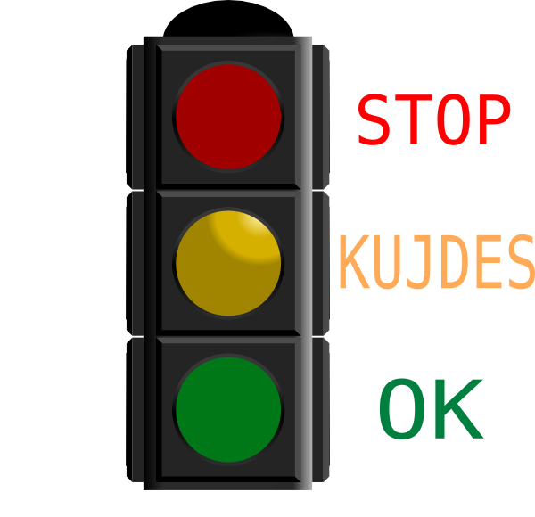 How To Set Use Traffic Light With Words Svg Vector (600x580), Png Download
