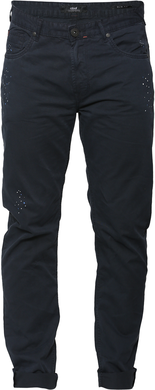 Abof Men Navy Blue Splatter Print Slim Fit Overdyed - Yeezy Season 3 Track Pants (1000x1333), Png Download