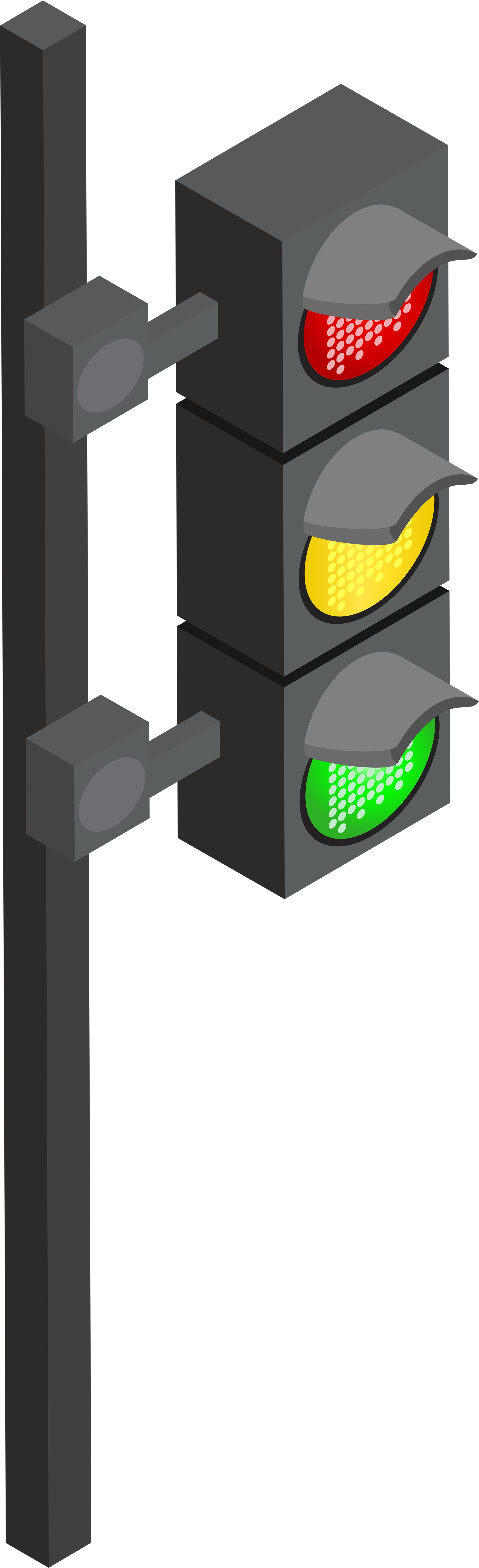 Traffic Light Png Clip Art - Clip Art (2578x8000), Png Download