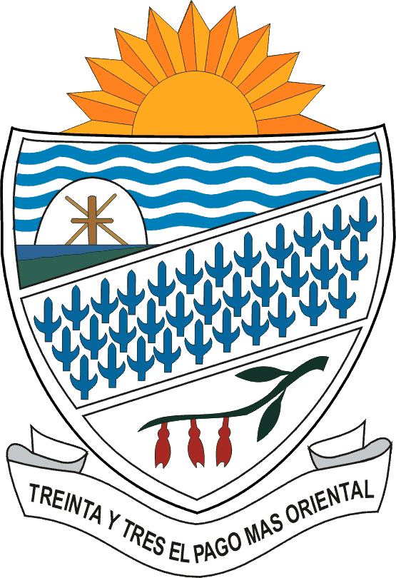 Coat Of Arms Of Treinta Y Tres Department - Departamento De Treinta Y Tres (555x810), Png Download