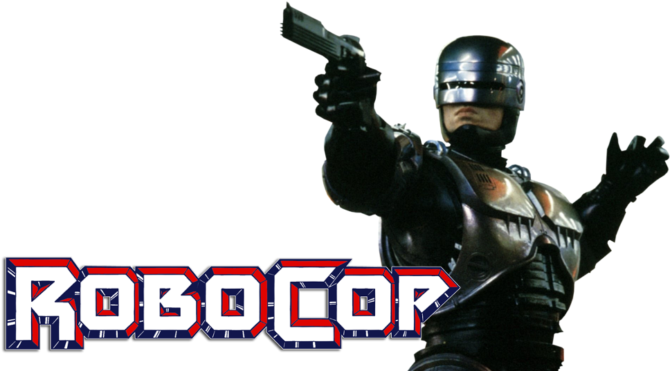 Robocop Download Png Image - Robocop Painting Art Movie 1987 Best Awesome 24x18 (1000x562), Png Download