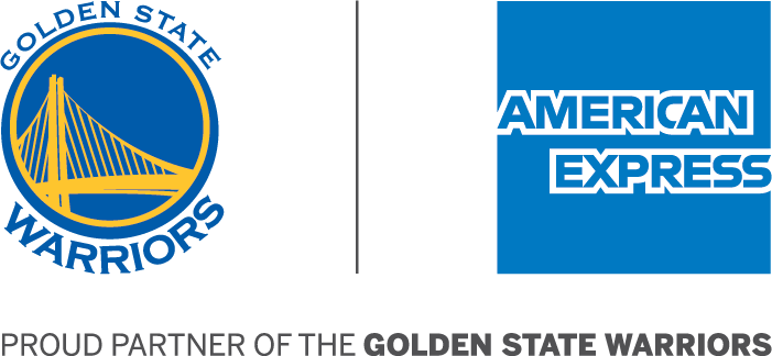 American Express Text Logo Png - Golden State Warriors Stickers (701x324), Png Download